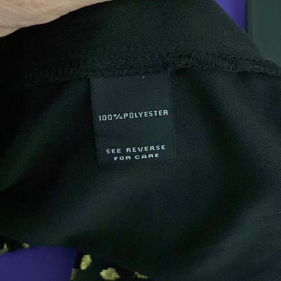 NWT MSK Black and Gold Lantern Sleeve Off the Shoulder Top Size S - Picture 12 of 13